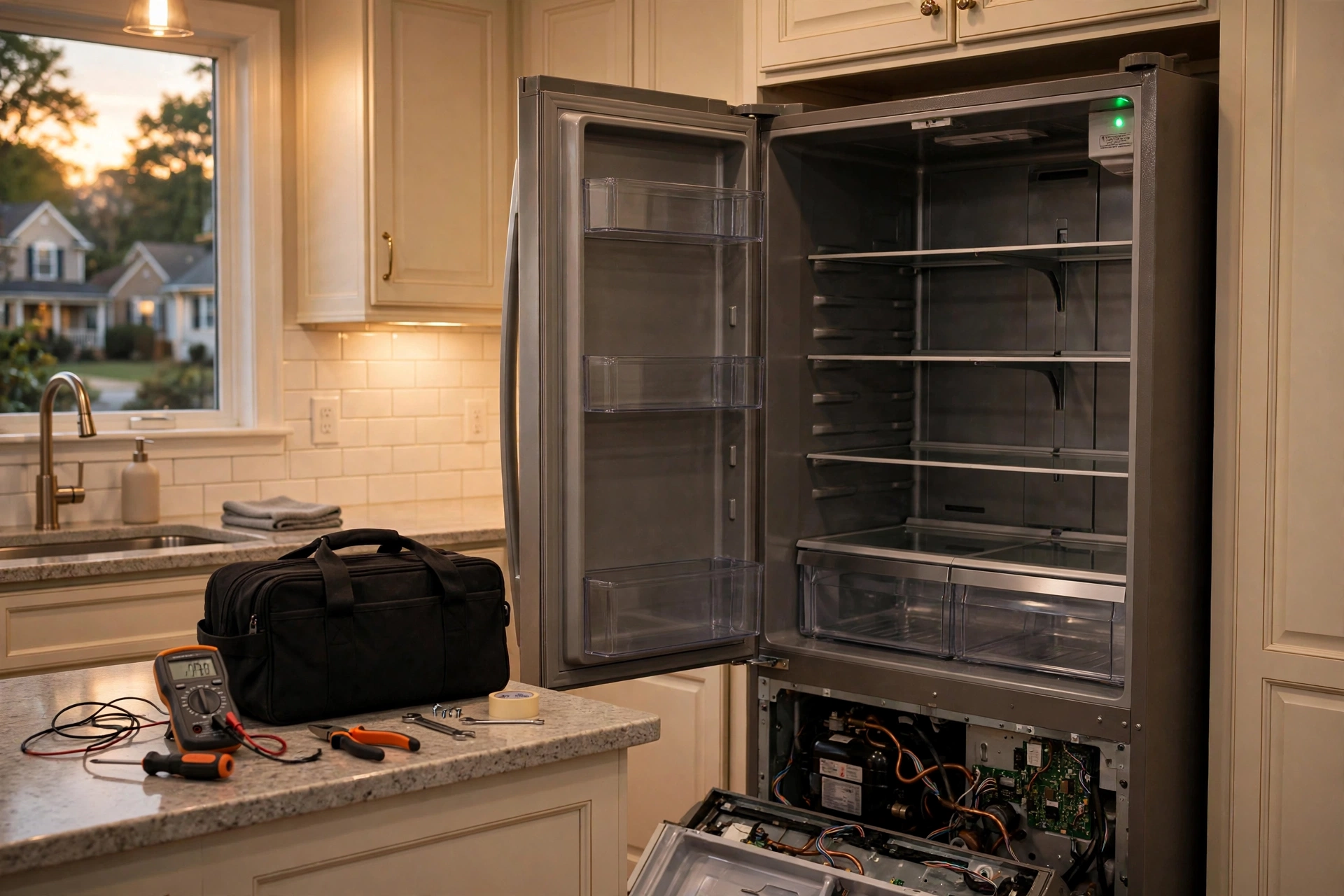 Before photo,  Appliance Diagnostics and Troubleshooting in South Bowie, by Bowie Appliance Repair Company