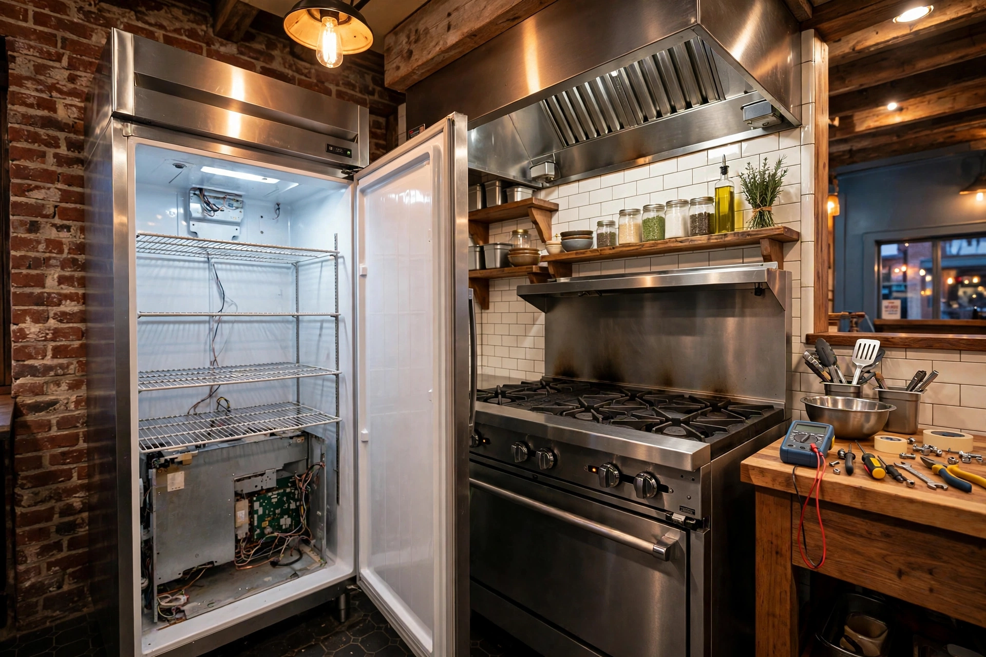 Before photo,  Commercial Appliance Repair in Old Town Bowie, by Bowie Appliance Repair Company