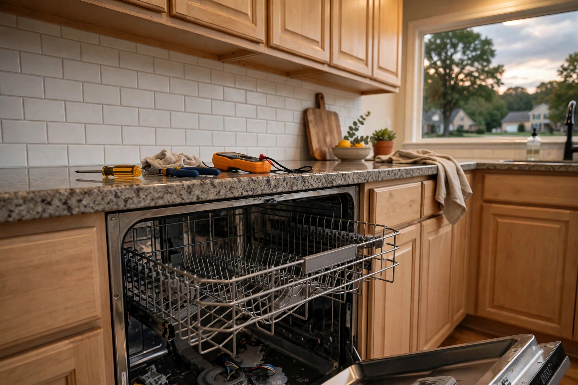 Before photo,  Dishwasher Repair in Mitchellville, by Bowie Appliance Repair Company