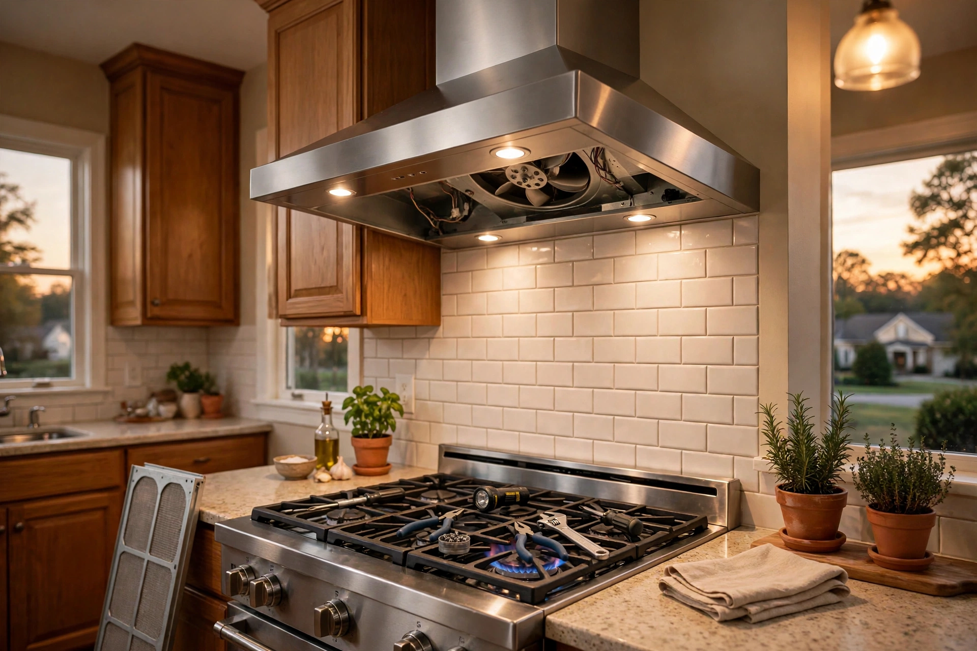 Before photo,  Range Hood Repair in Kenhill, by Bowie Appliance Repair Company