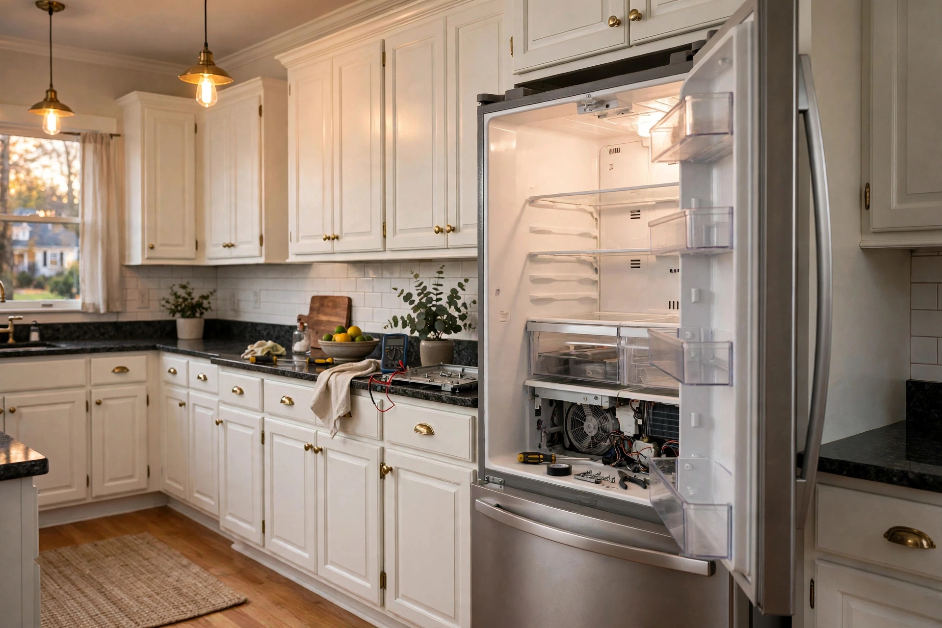 Before photo,  Refrigerator Repair in Belair, by Bowie Appliance Repair Company
