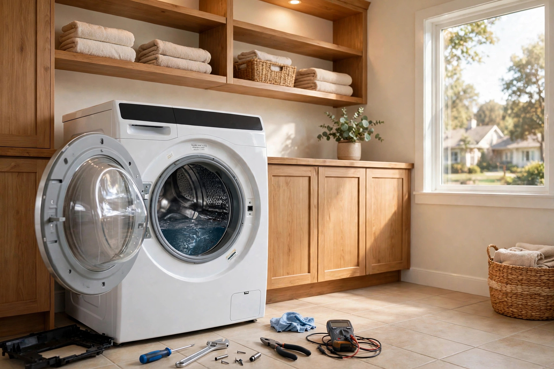 Before photo,  Washer Repair in Fairwood, by Bowie Appliance Repair Company